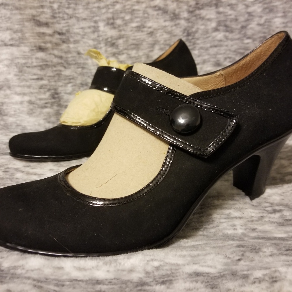 Sofft candra black suede